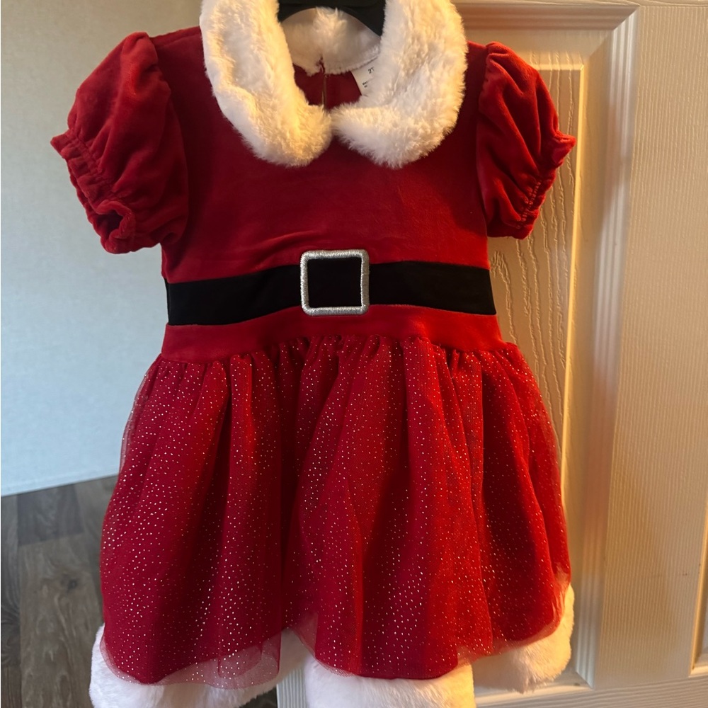 Red Santa Dress Costume for Kids